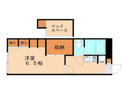 レオパレスプランティン美吉野(1K/1階)の間取り写真