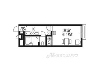 レオパレスオーキッド2(1K/2階)の間取り写真