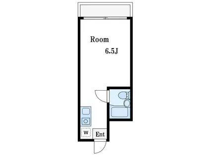 コーポホワイト(1K/3階)の間取り写真