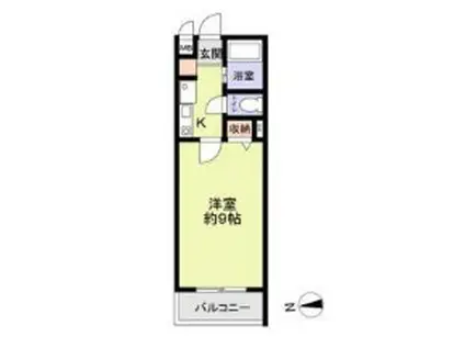 VILLA M`S(2LDK/2階)の間取り写真