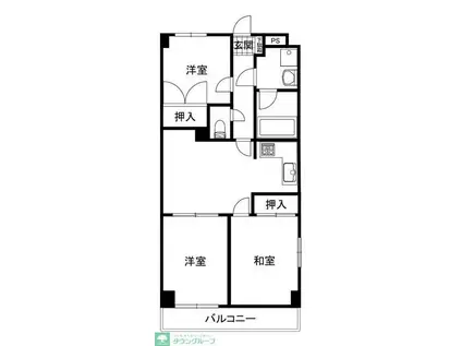 メイゾン小手指壱番館(3LDK/3階)の間取り写真