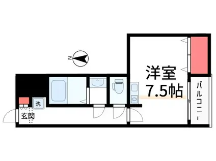 ドリーム オブ メモリー(1K/3階)の間取り写真