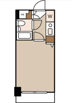 クリオ片倉町6番館(1K/3階)の間取り写真