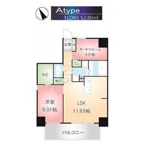 KAMIYA BLDG 東桜(1SLDK/4階)の間取り写真