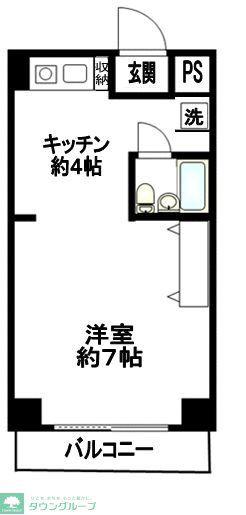 リーヴェルステージ横浜ヒルズ(ワンルーム/3階)の間取り写真