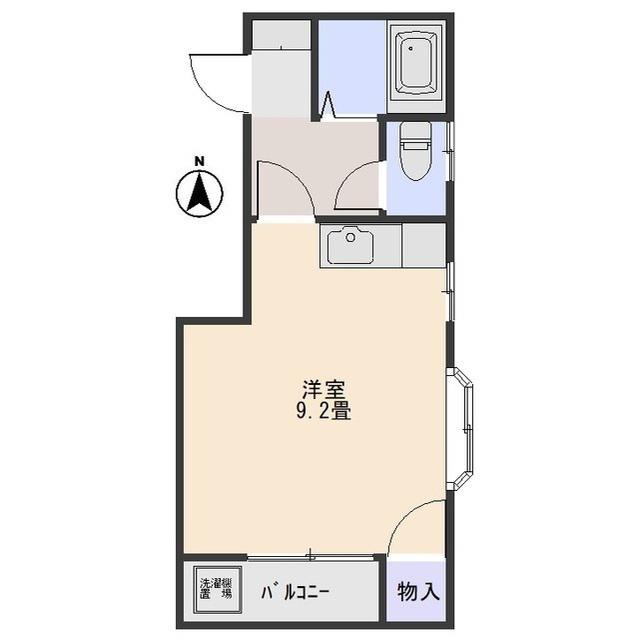 パールヒル宮(ワンルーム/1階)の間取り写真