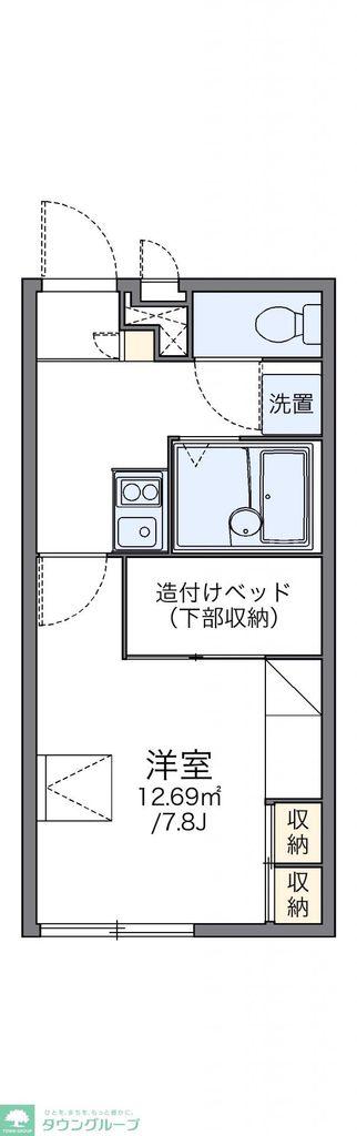 レオパレスYSOTSUKA(1K/2階)の間取り写真