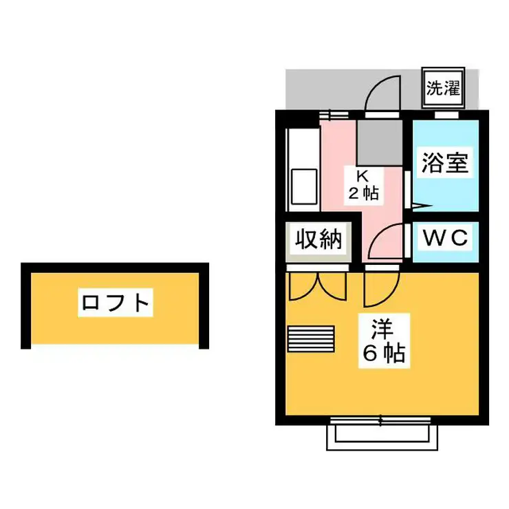 シルクハイツ 2階階 間取り