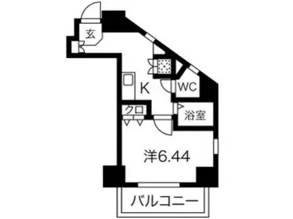 ドルチェ東京向島弐番館(1K/9階)の間取り写真