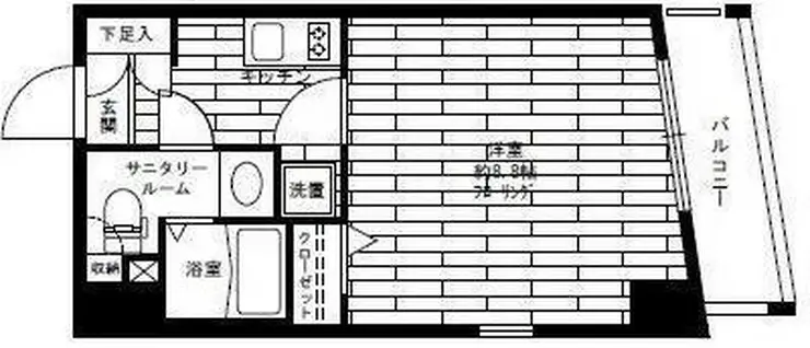 ステージファースト西巣鴨二番館 3階階 間取り