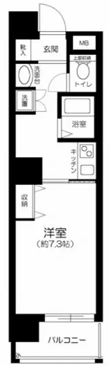 ベルグレードA 5階階 間取り