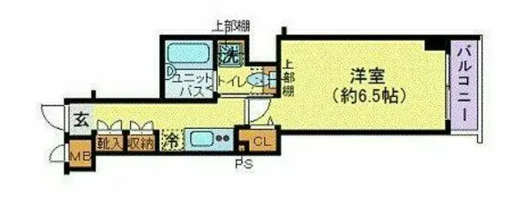 アヴァンティーク東銀座 8階階 間取り