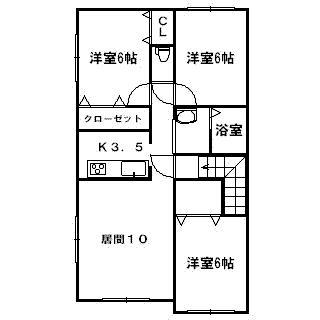 ステラ52(3LDK/2階)の間取り写真