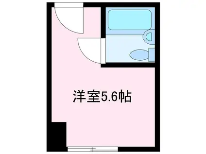 元町駅横ビル(ワンルーム/3階)の間取り写真