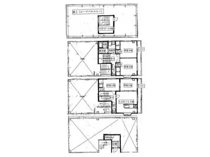ラ・ベルメゾンV(4LDK/3階)の間取り写真
