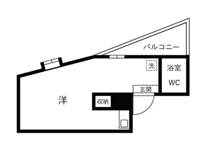 オーキッド此花(ワンルーム/4階)の間取り写真