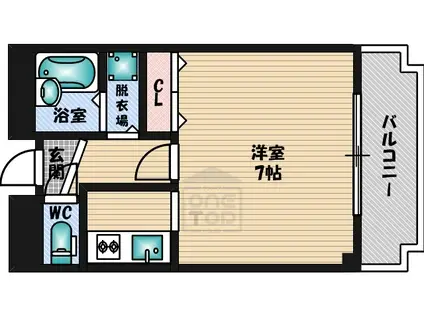 ルミネスク緑地(1K/3階)の間取り写真