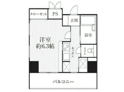 HF南麻布レジデンス(1K/10階)の間取り写真