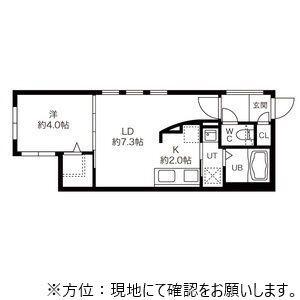 HUGA PREMIUM SUITE(1LDK/3階)の間取り写真