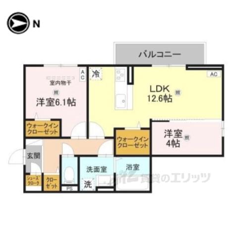 グラン ソフィア(2LDK/2階)の間取り写真