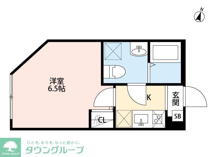 MILTON PARK MANOR(1K/2階)の間取り写真