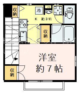 ラ・メゾン吉祥寺(1K/2階)の間取り写真