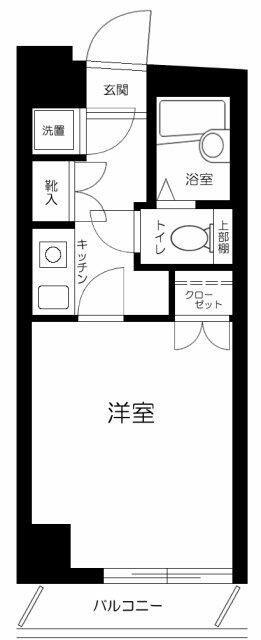 菱和パレス九段(1K/3階)の間取り写真