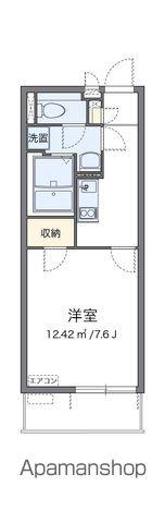クレイノWILL堺(1K/1階)の間取り写真