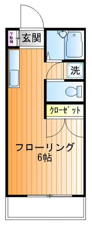 藤井ハイツ 1階階 間取り