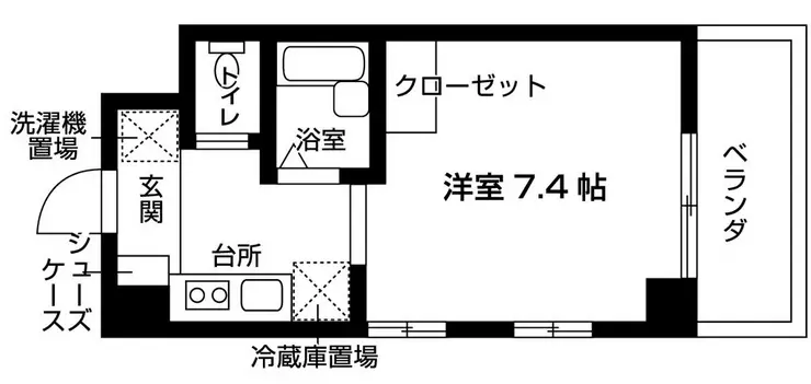 ブルーリーブス 2階階 間取り