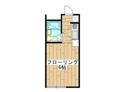 レモンホーム共和(ワンルーム/2階)の間取り写真