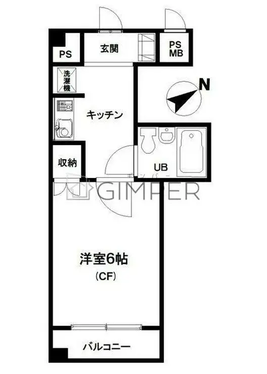 グラン・ルミエール 1階階 間取り