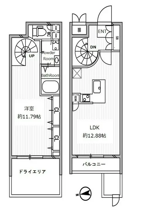 白金高輪レジデンス 1階階 間取り