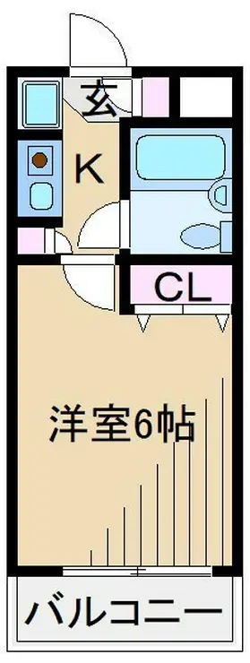 メインステージ大倉山 4階階 間取り
