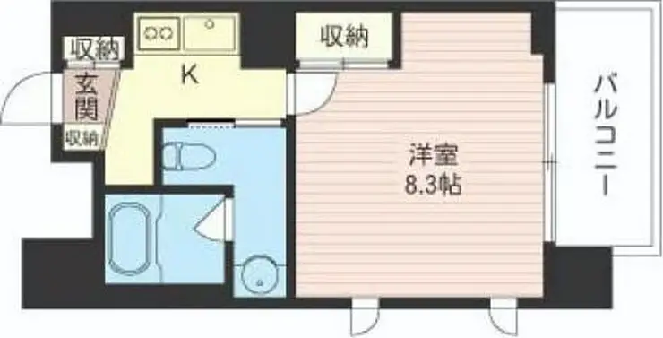 サンミラージュ深川 12階階 間取り