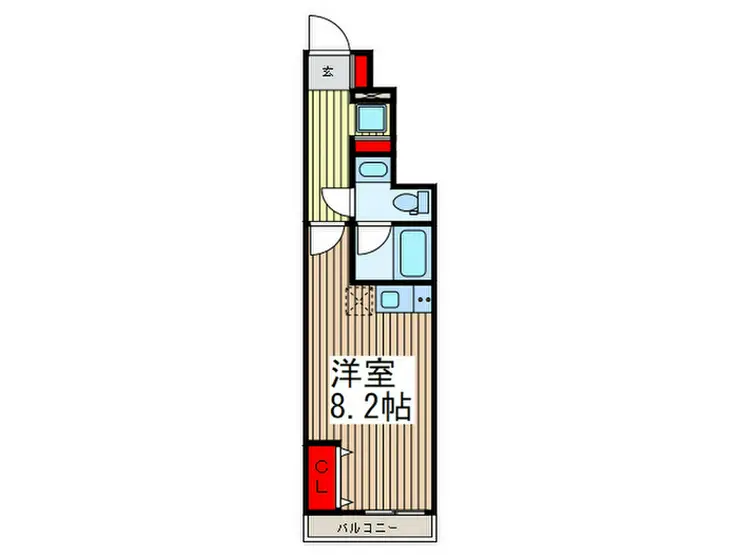 ガーデンパレス高円寺 1階階 間取り