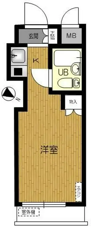 トップ行徳 3階階 間取り