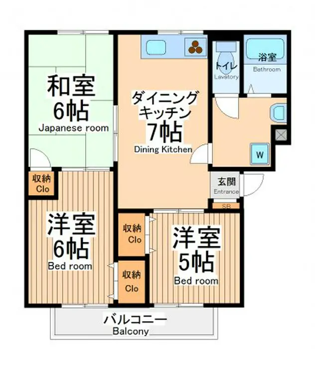 ボナール町田A 1階階 間取り