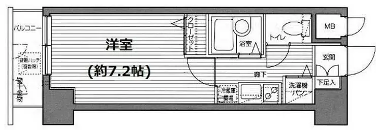 ガラ・ステージ市ヶ谷壱番館 10階階 間取り