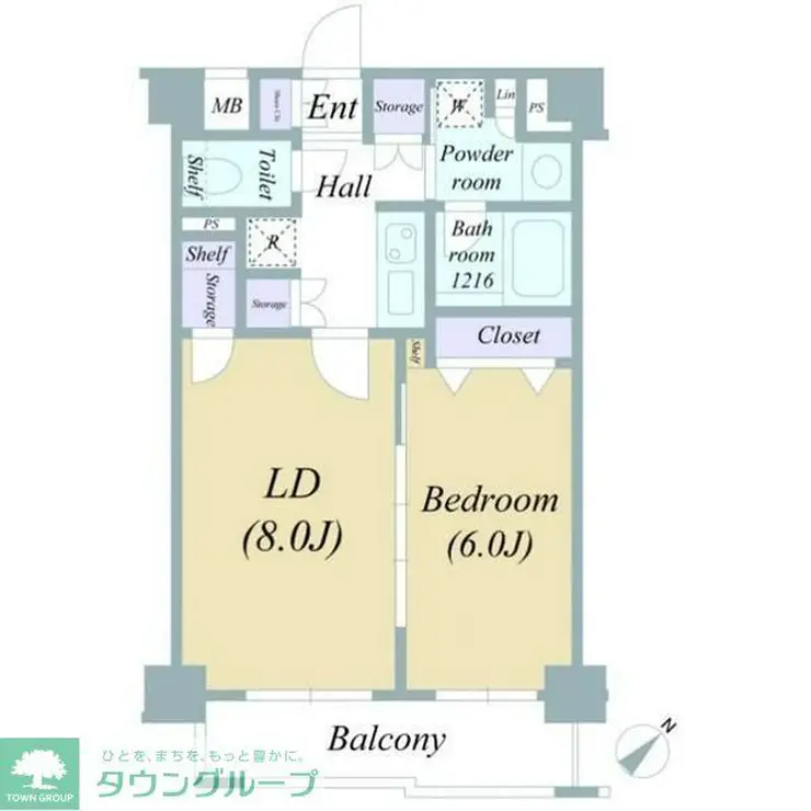 日神デュオステージ押上 2階階 間取り