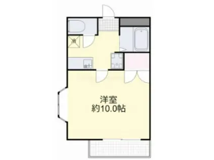 ラウファレ エイエスエイ(1K/3階)の間取り写真