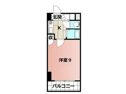 メゾン・ド・カリス(1K/7階)の間取り写真