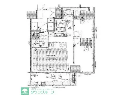 プラウドタワー渋谷(2LDK/11階)の間取り写真