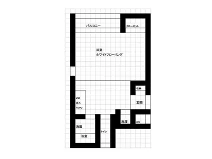 ドルチェ中村橋(1K/2階)の間取り写真