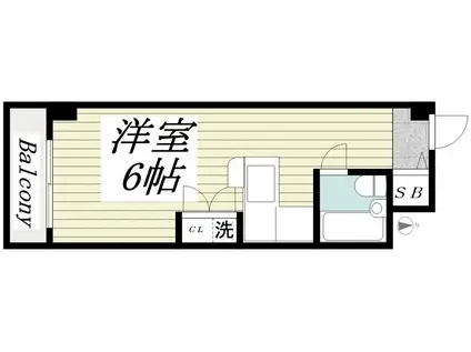 メゾン・ド・アクトゥール(ワンルーム/5階)の間取り写真