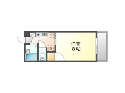 リケンオキナワビルV(1K/3階)の間取り写真