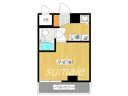 シティ東十条(1K/3階)の間取り写真