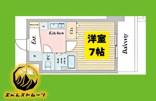 パークフラッツ金山(1K/10階)の間取り写真