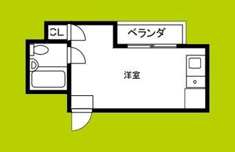 フォレスト・イレブン(ワンルーム/4階)の間取り写真