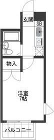 BES岩塚コート(1K/3階)の間取り写真